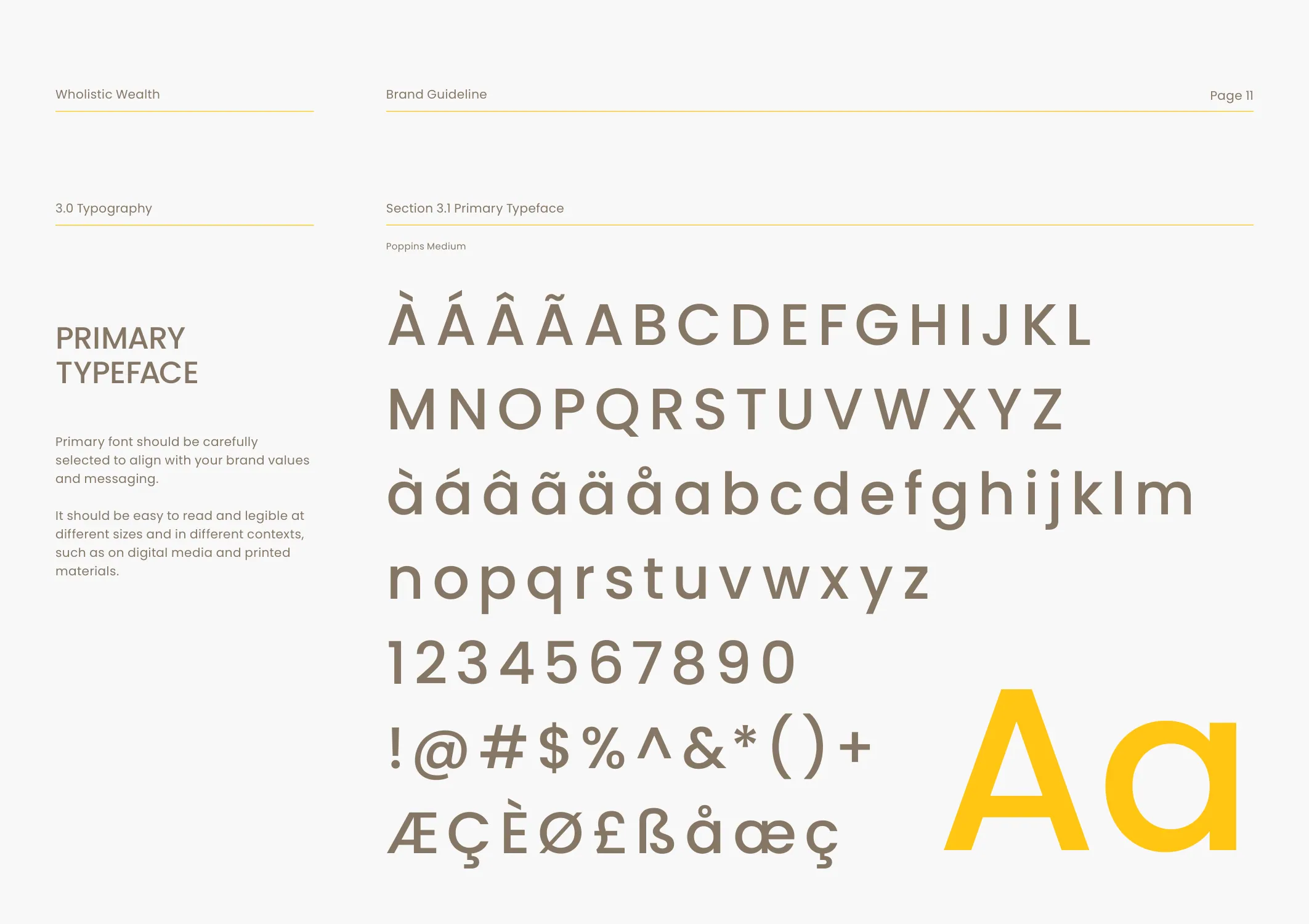 Wholistic Wealth Company brand identity 8